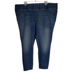 Isabel Maternity Blue Pull-on Jeggings with Stretch Size 18 New Post maternity